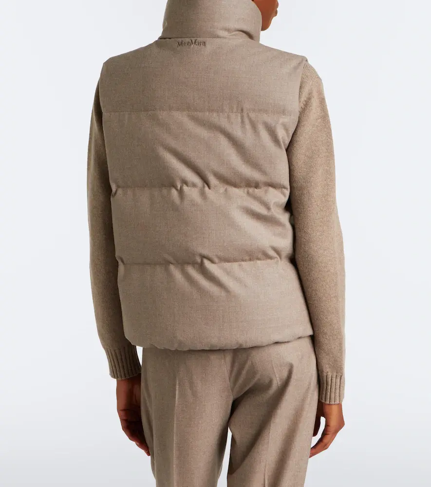 Max Mara Cashmere-blend down vest | Thumbnail 5
