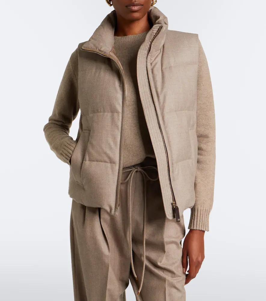 Max Mara Cashmere-blend down vest | Thumbnail 7