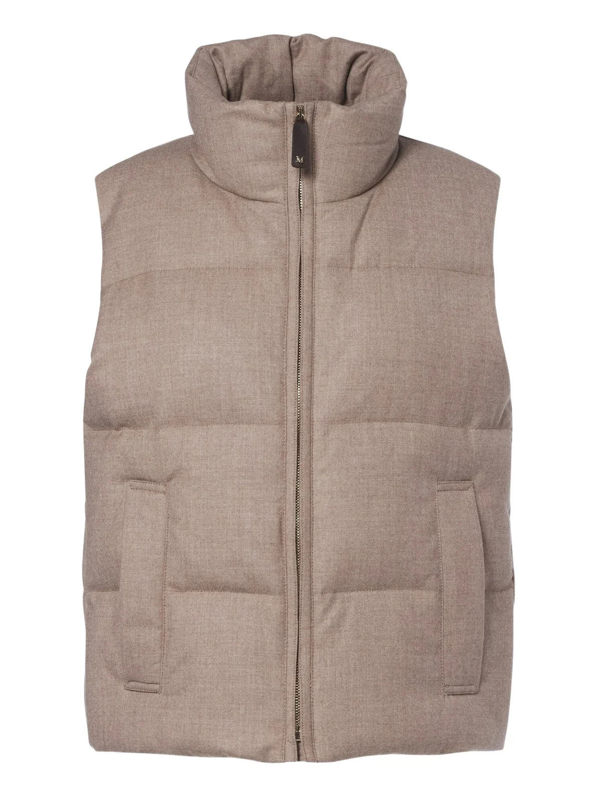 Max Mara Cashmere-blend down vest