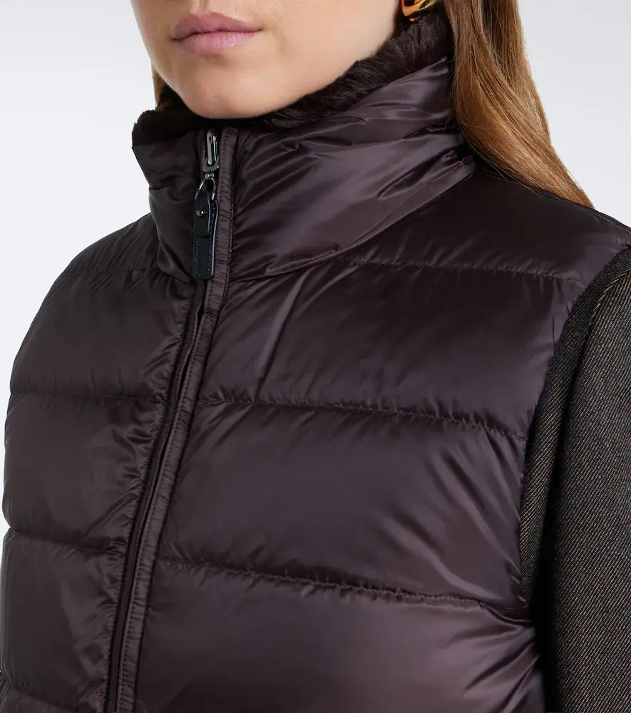 Max Mara Zip-up puffer vest | Thumbnail 3 Max Mara Zip-up puffer vest | Thumbnail 3