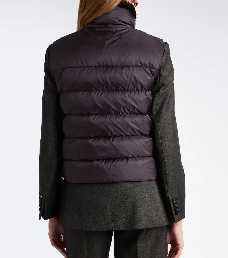 Max Mara Zip-up puffer vest | Thumbnail 4 Max Mara Zip-up puffer vest | Thumbnail 4