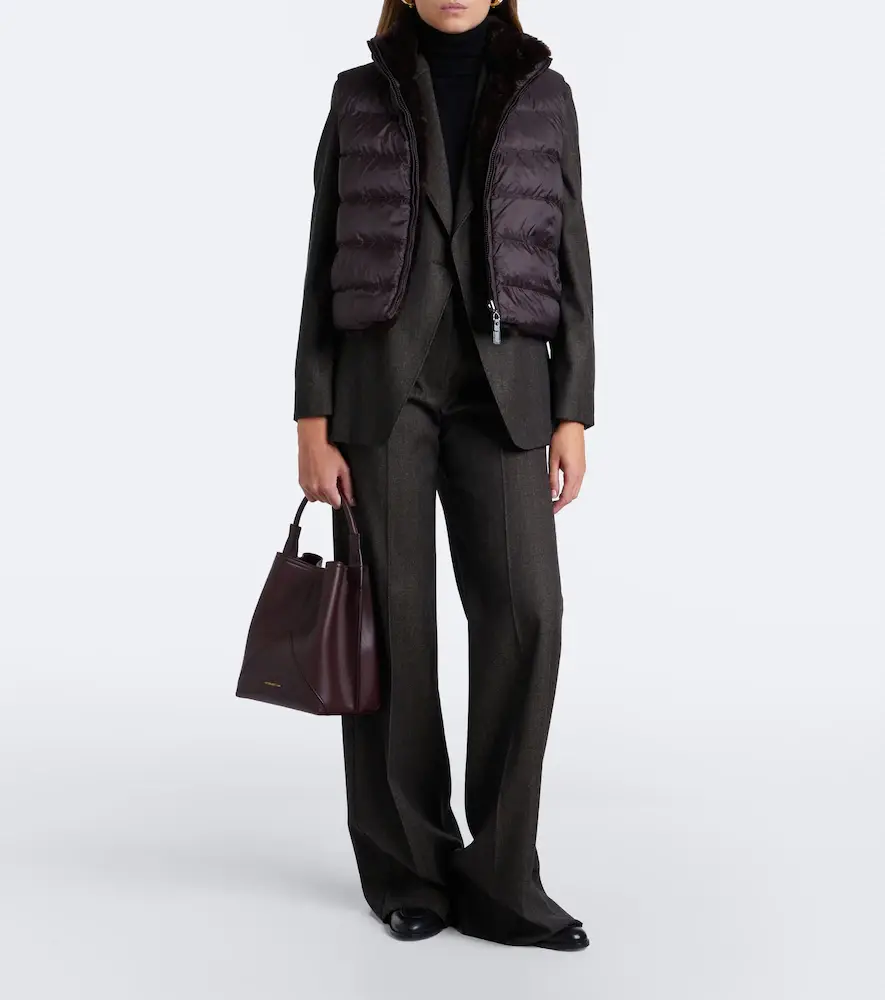 Max Mara Zip-up puffer vest | Thumbnail 5 Max Mara Zip-up puffer vest | Thumbnail 5