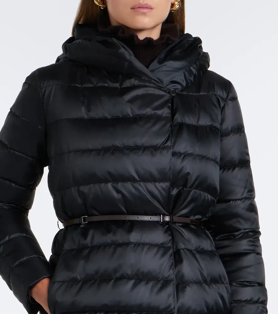 Max Mara Belted hooded puffer coat | Thumbnail 2 Max Mara Belted hooded puffer coat | Thumbnail 2