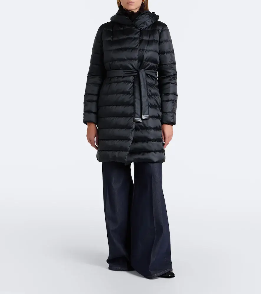 Max Mara Belted hooded puffer coat | Thumbnail 5 Max Mara Belted hooded puffer coat | Thumbnail 5
