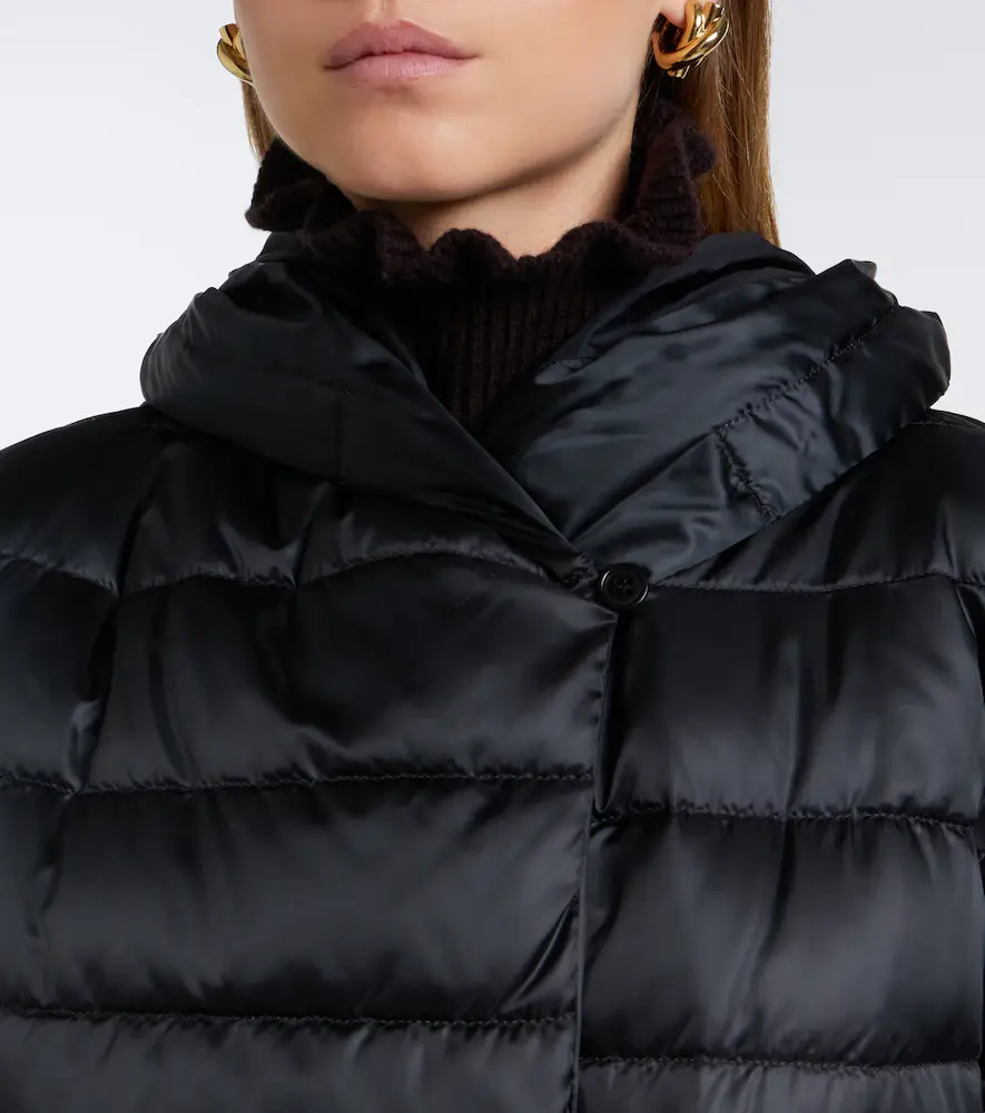 Max Mara Belted hooded puffer coat | Thumbnail 6 Max Mara Belted hooded puffer coat | Thumbnail 6