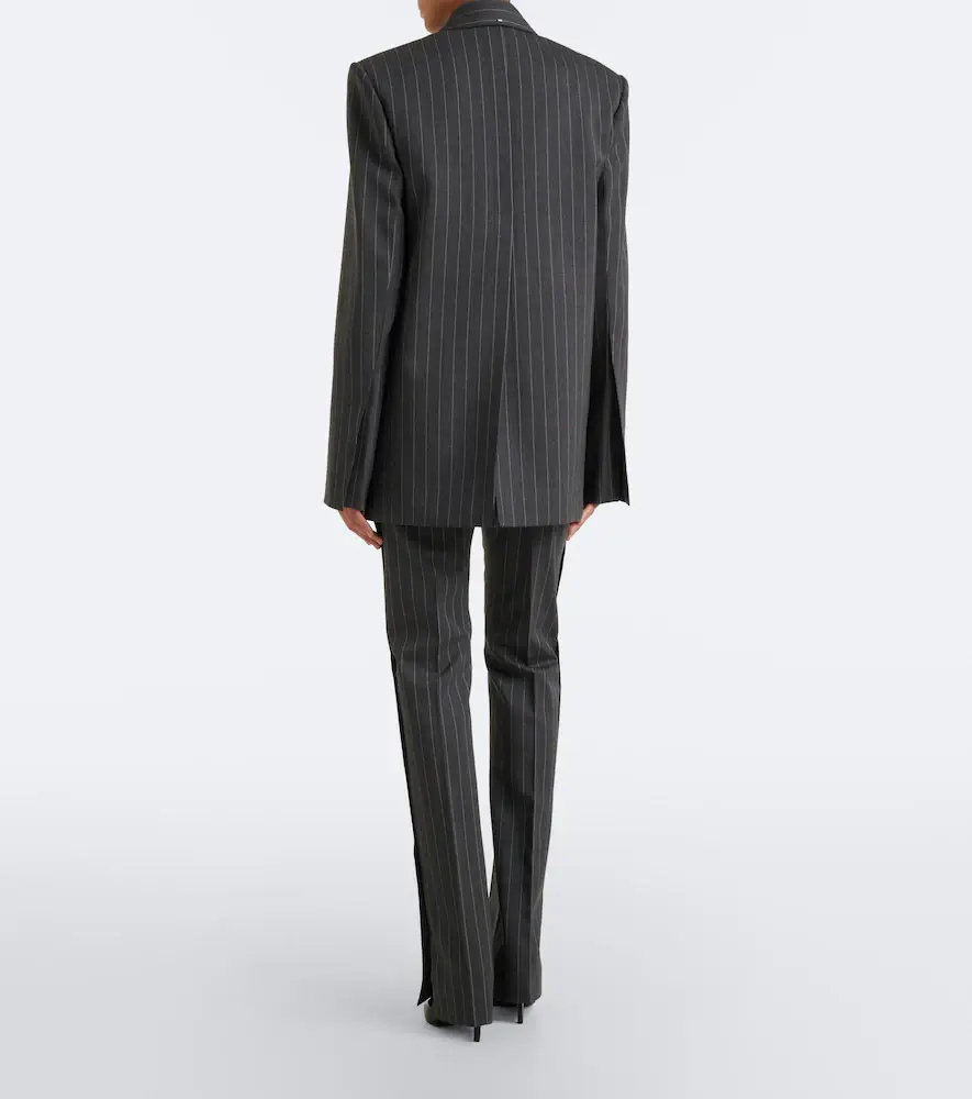Sportmax Pinstriped wool-blend flared pants | Thumbnail 5