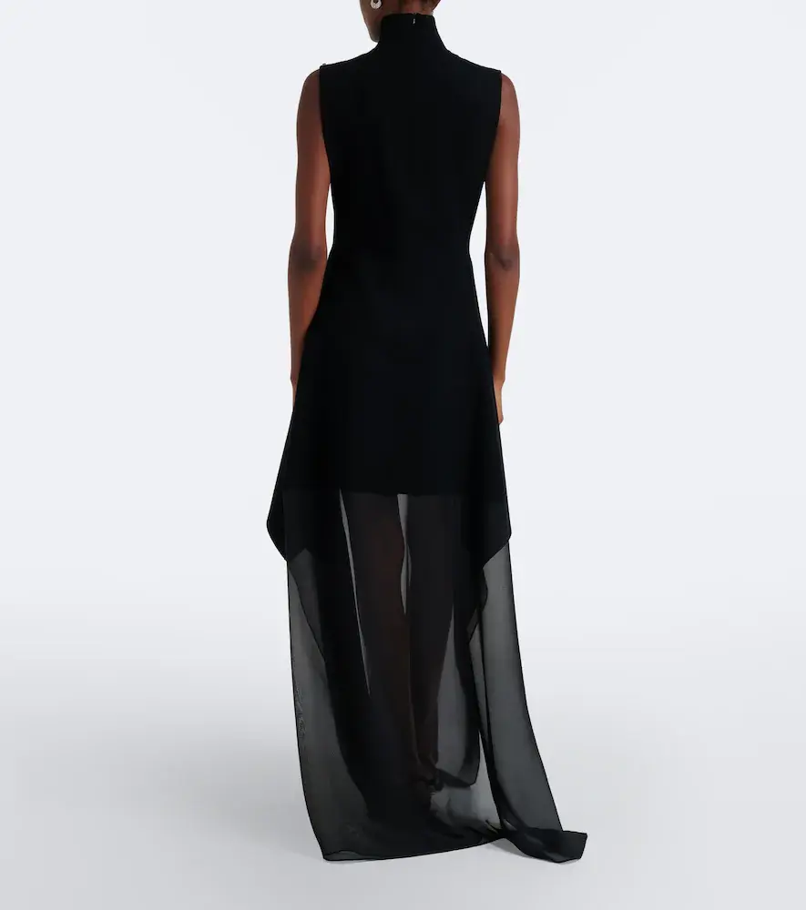 Sportmax Turtleneck tiered maxi dress | Thumbnail 2