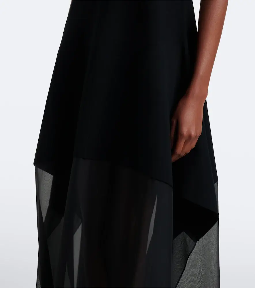 Sportmax Turtleneck tiered maxi dress | Thumbnail 3