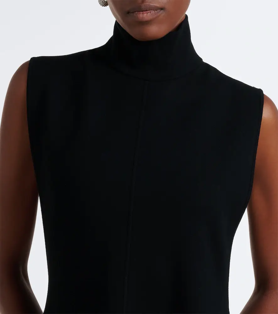 Sportmax Turtleneck tiered maxi dress | Thumbnail 5