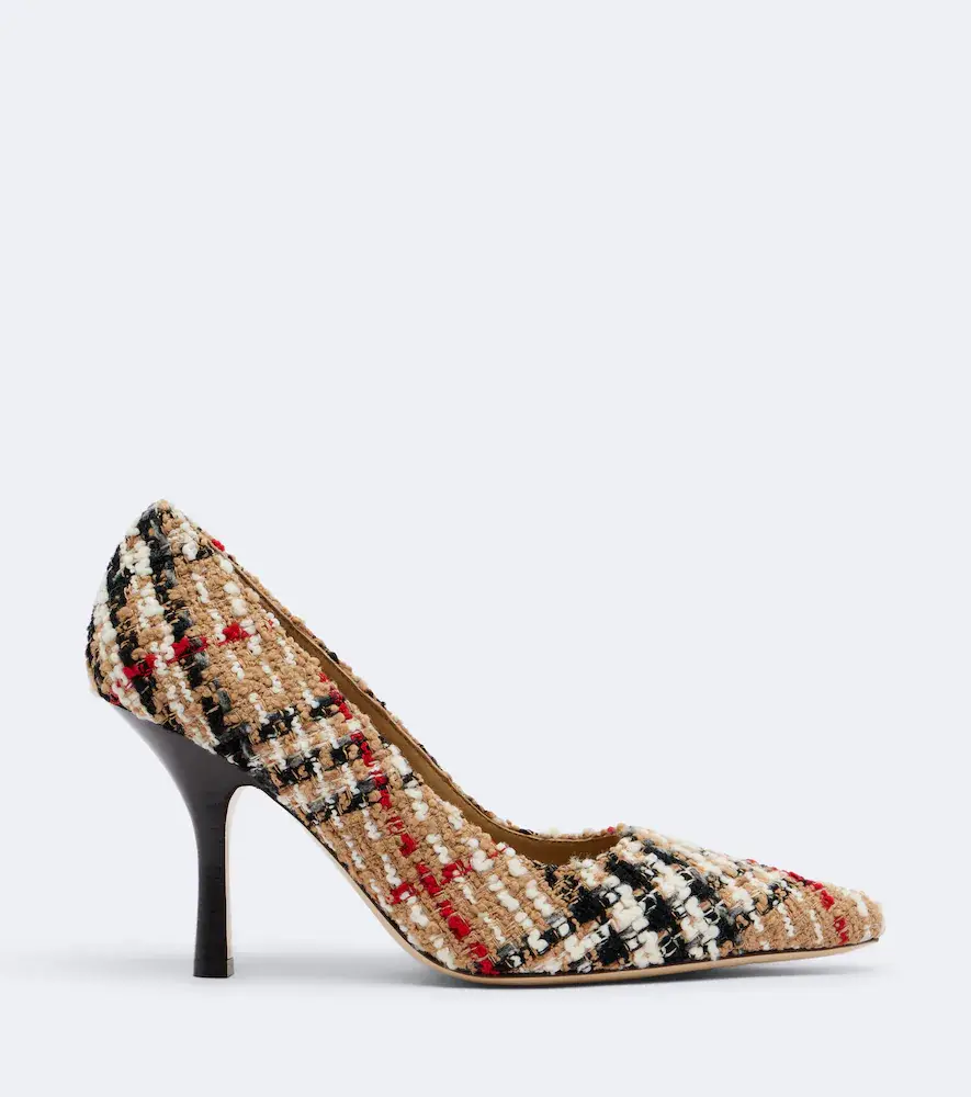 Burberry Check bouclé pumps | Thumbnail 2 Burberry Check bouclé pumps | Thumbnail 2