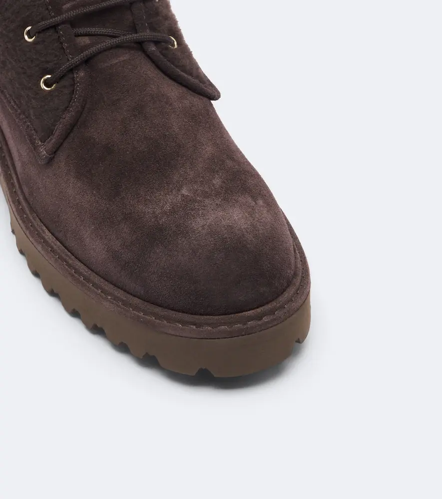 Max Mara Suede lace-up boots | Thumbnail 3