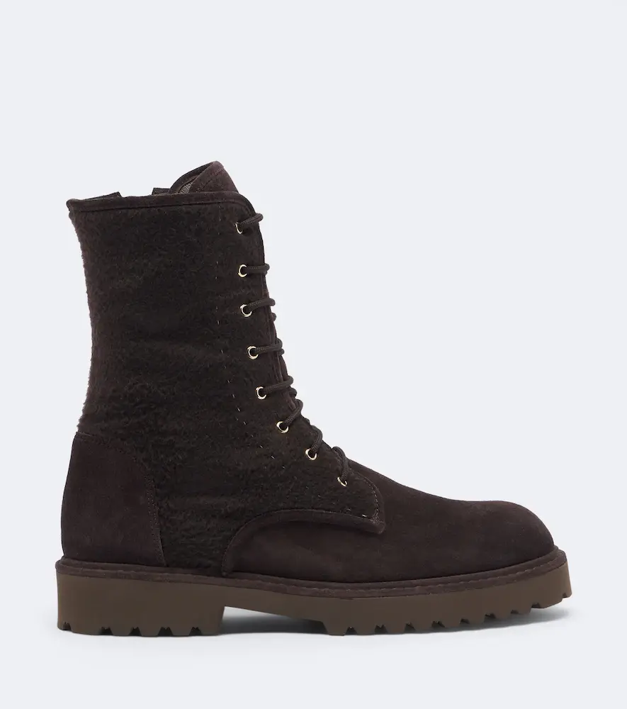 Max Mara Suede lace-up boots | Thumbnail 4