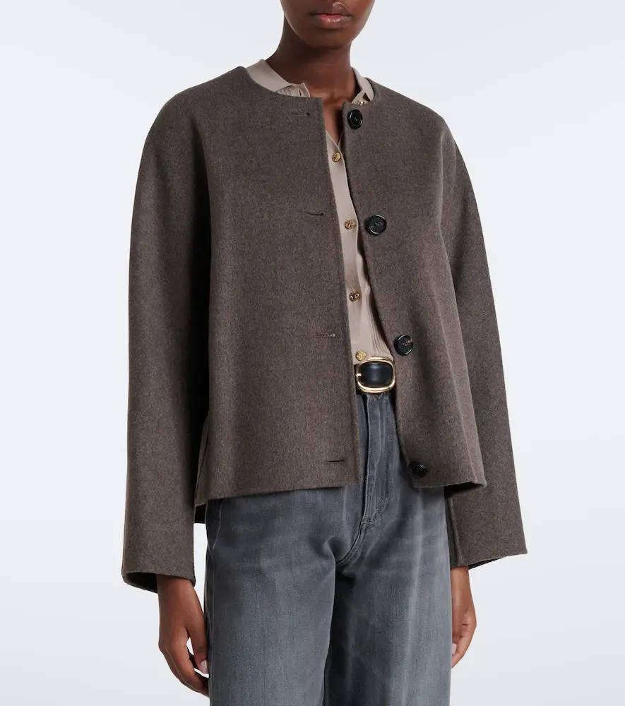 'S Max Mara Scarf-detail wool jacket | Thumbnail 4