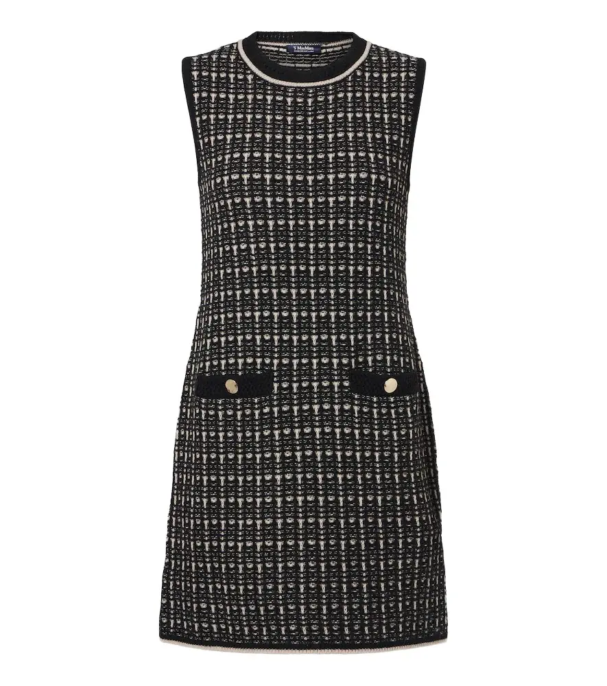 'S Max Mara 'S Max Mara Wool and cashmere bouclé minidress