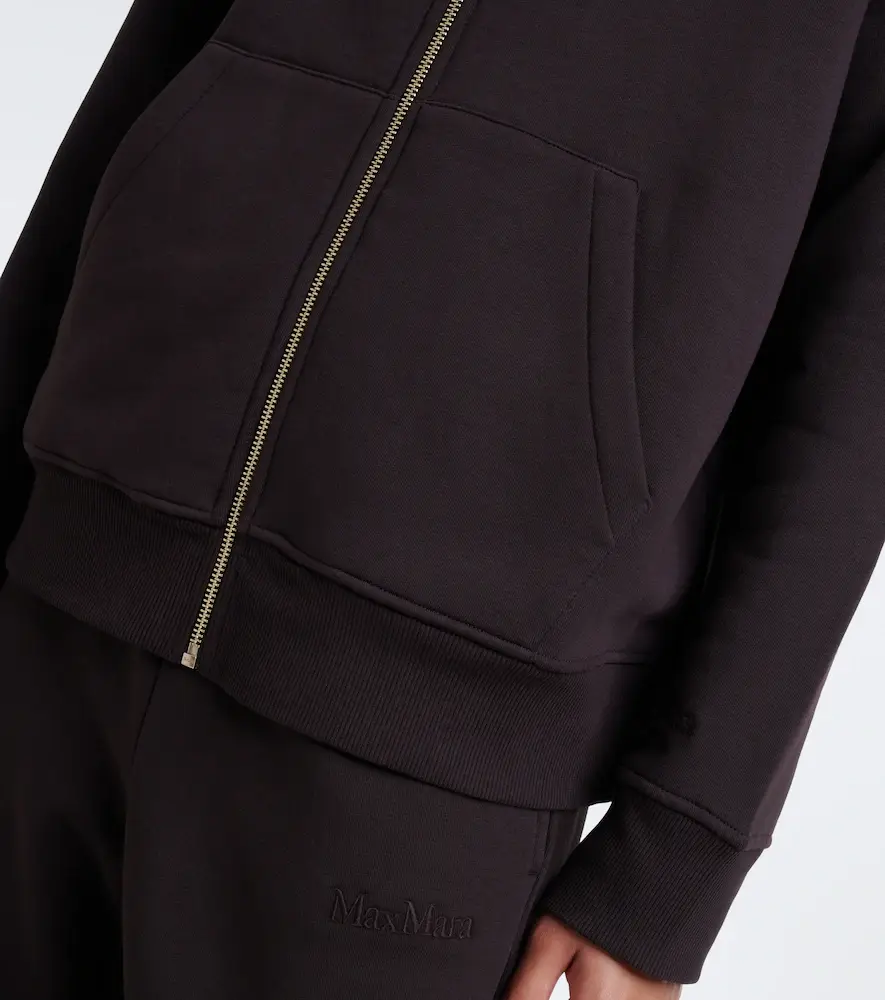 'S Max Mara 'S Max Mara Cotton-blend zip-up hoodie | Thumbnail 5 'S Max Mara 'S Max Mara Cotton-blend zip-up hoodie | Thumbnail 5
