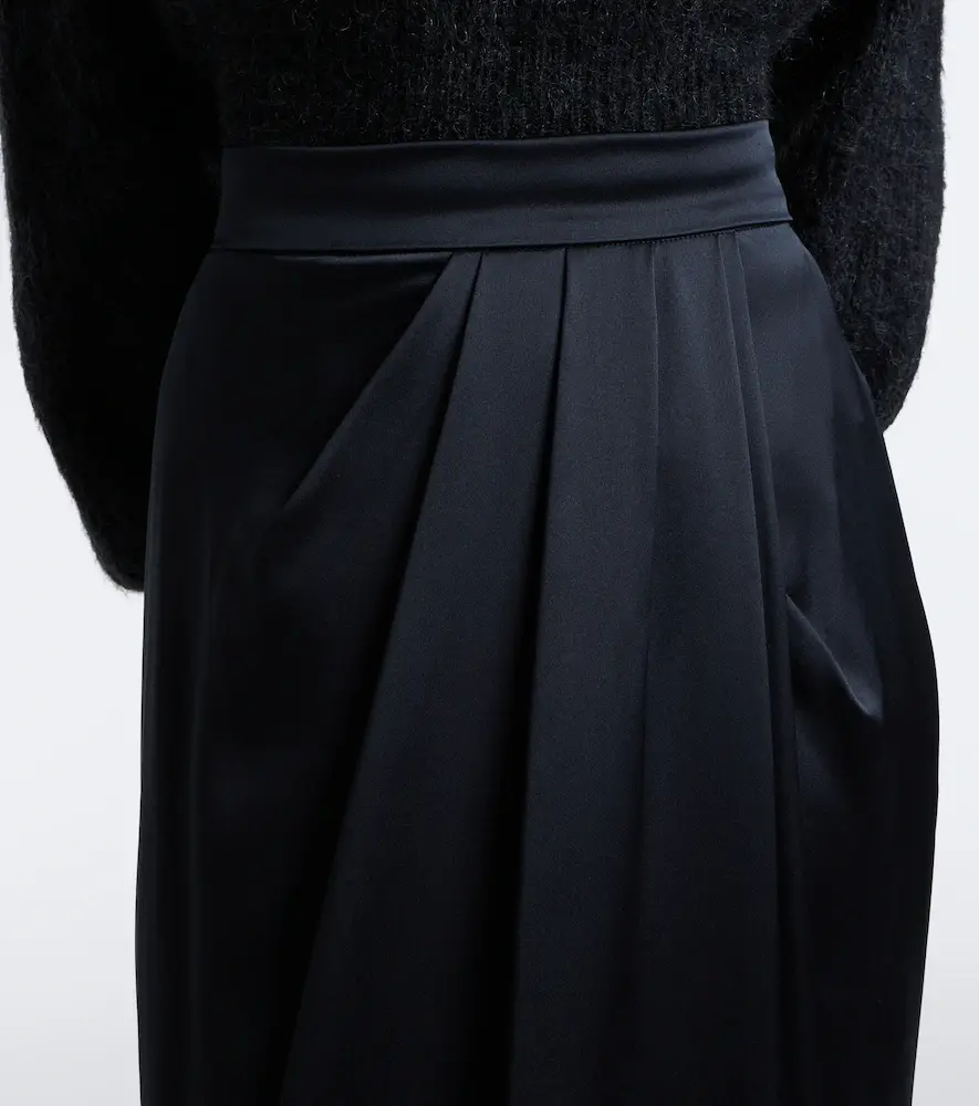 Max Mara Draped silk maxi skirt | Thumbnail 2 Max Mara Draped silk maxi skirt | Thumbnail 2
