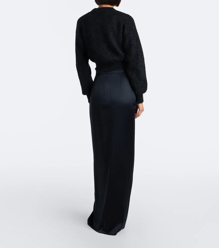 Max Mara Draped silk maxi skirt | Thumbnail 5 Max Mara Draped silk maxi skirt | Thumbnail 5