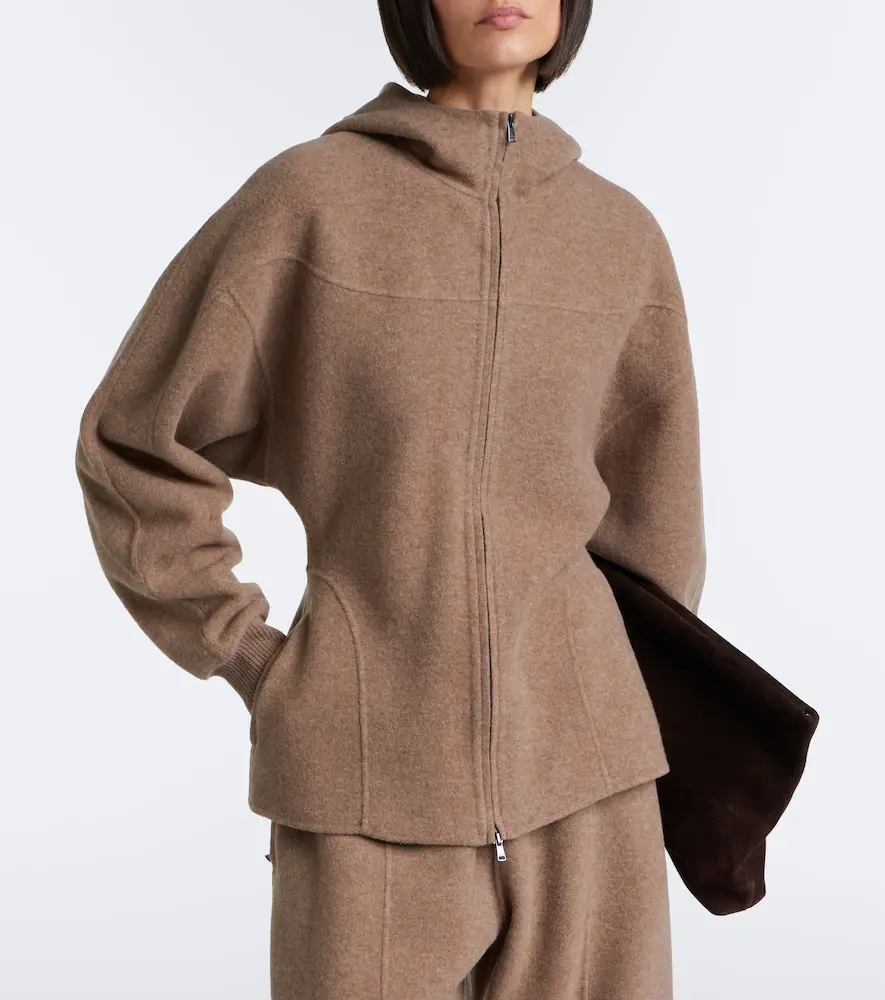 Max Mara Wool and cashmere-blend jacket | Thumbnail 3 Max Mara Wool and cashmere-blend jacket | Thumbnail 3