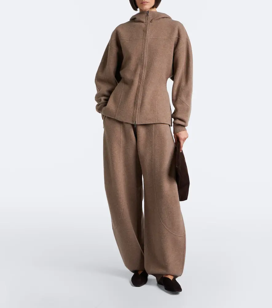 Max Mara Wool and cashmere-blend barrel-leg pants | Thumbnail 6 Max Mara Wool and cashmere-blend barrel-leg pants | Thumbnail 6