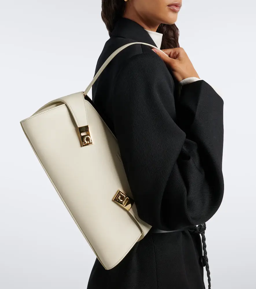 Ferragamo Hug East-West leather shoulder bag | Thumbnail 6 Ferragamo Hug East-West leather shoulder bag | Thumbnail 6