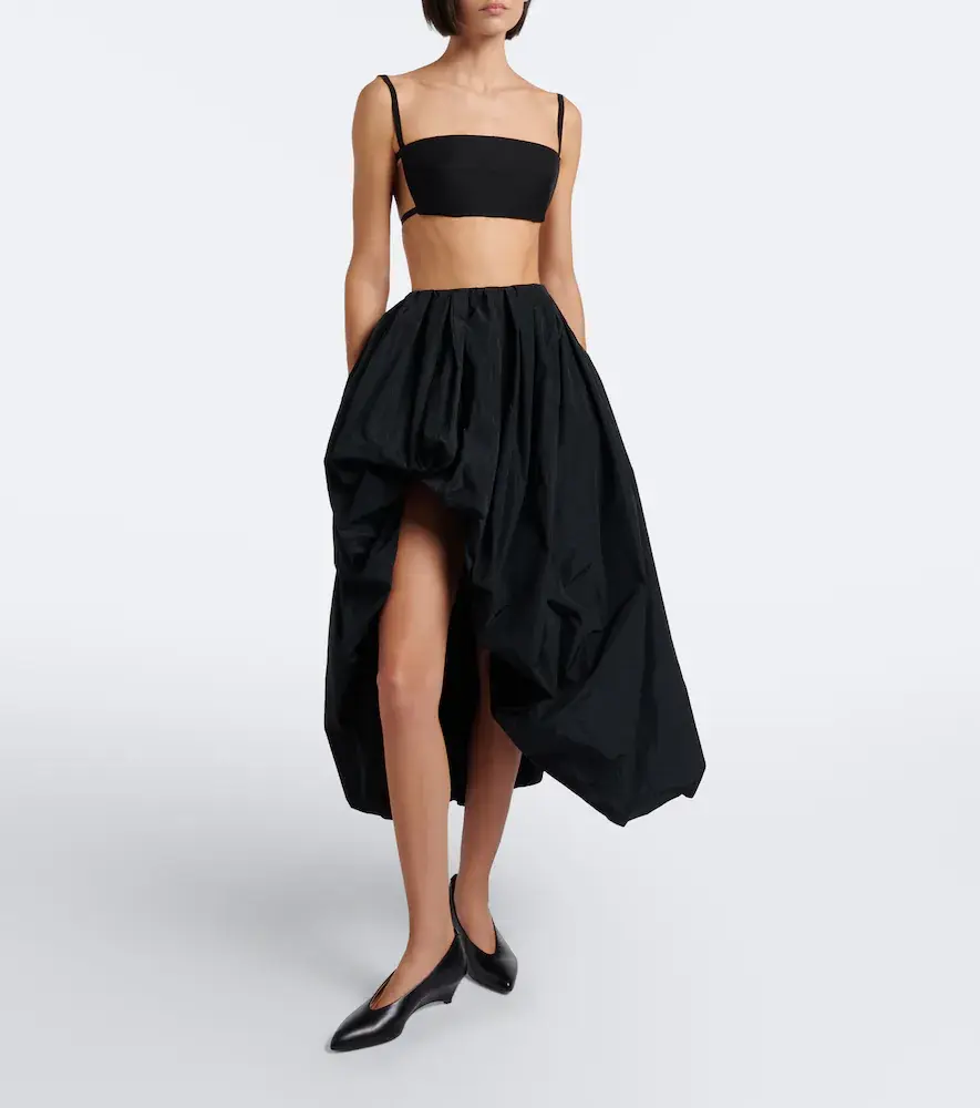 Jil Sander Open-back wool and silk bandeau top | Thumbnail 3 Jil Sander Open-back wool and silk bandeau top | Thumbnail 3