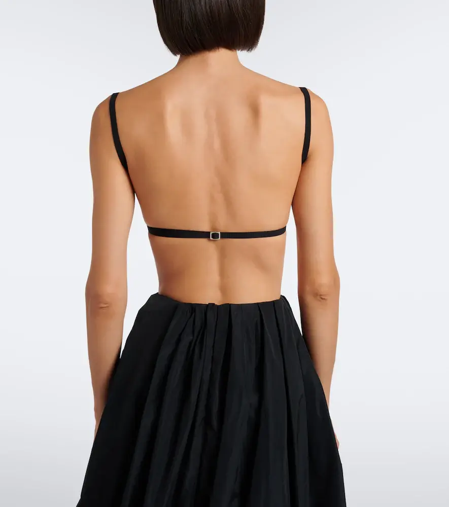 Jil Sander Open-back wool and silk bandeau top | Thumbnail 4 Jil Sander Open-back wool and silk bandeau top | Thumbnail 4