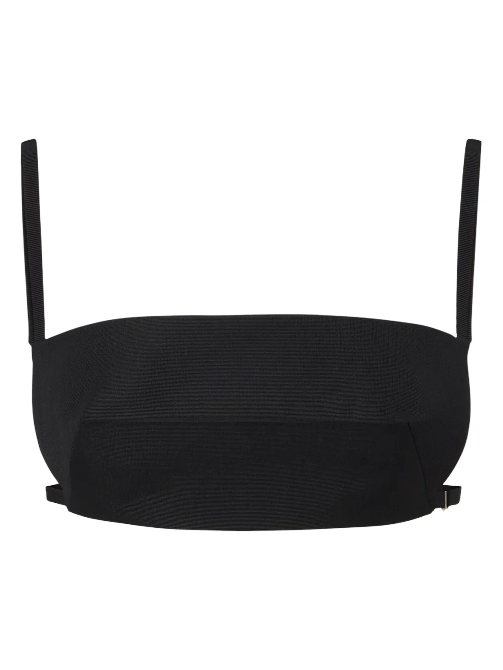 Jil Sander Open-back wool and silk bandeau top