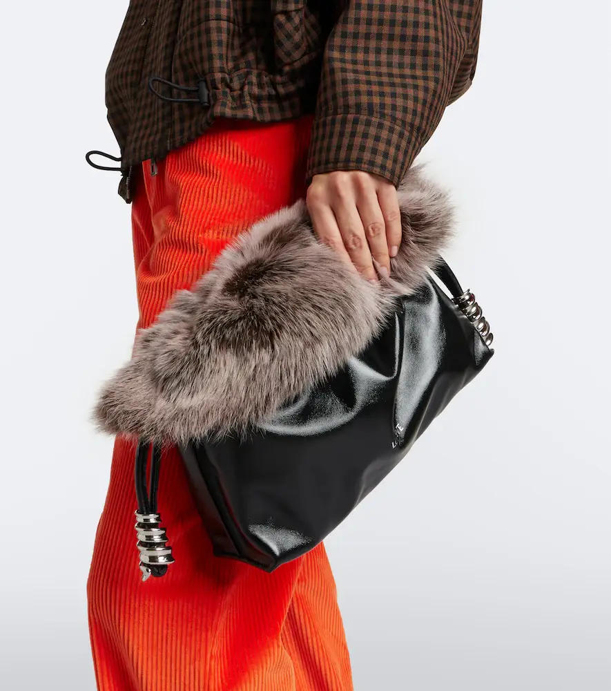Loewe Flamenco Medium leather clutch | Thumbnail 5 Loewe Flamenco Medium leather clutch | Thumbnail 5