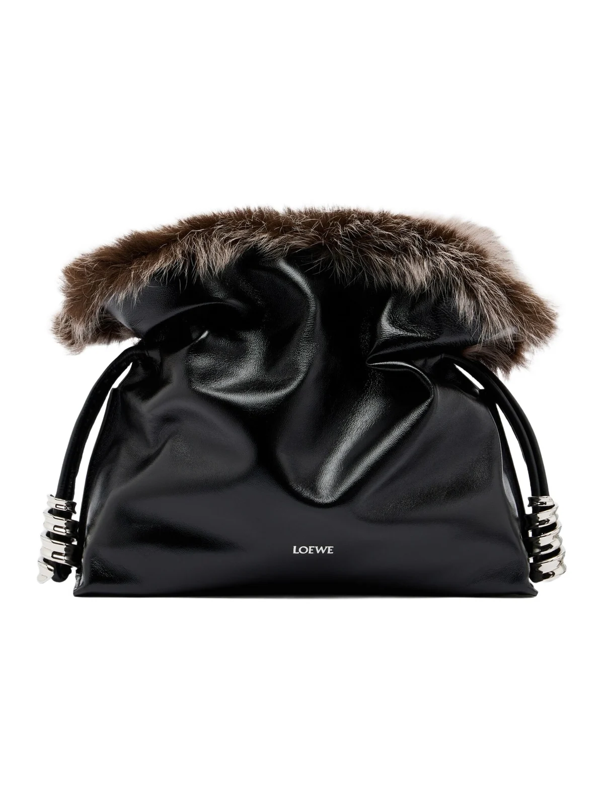 Loewe Flamenco Medium leather clutch