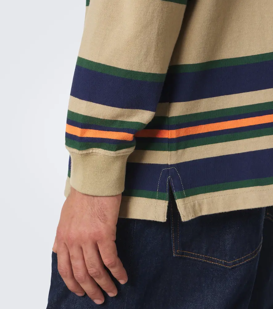 Polo Ralph Lauren Striped cotton jersey polo sweater | Thumbnail 3