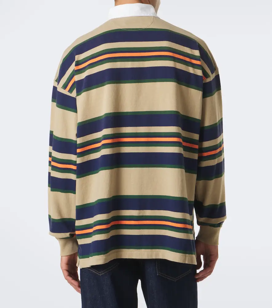 Polo Ralph Lauren Striped cotton jersey polo sweater | Thumbnail 4