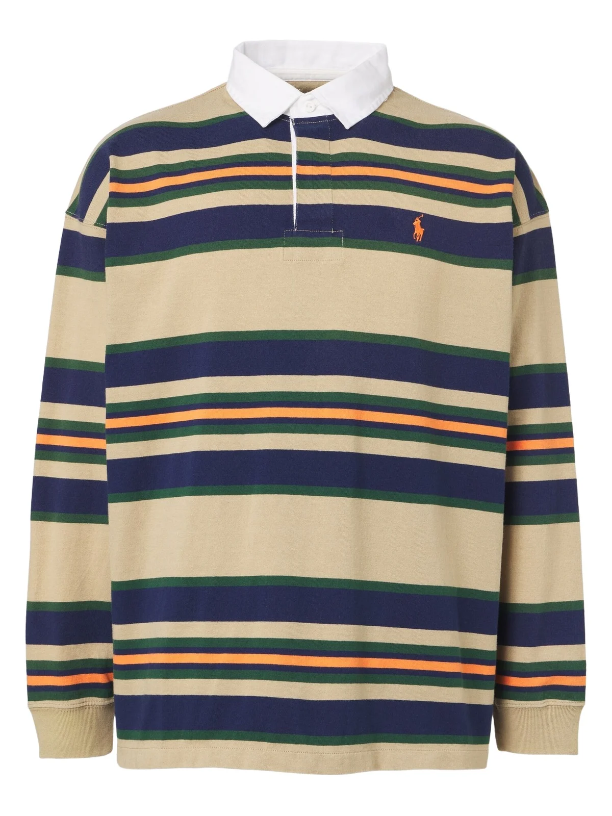 Polo Ralph Lauren Striped cotton jersey polo sweater