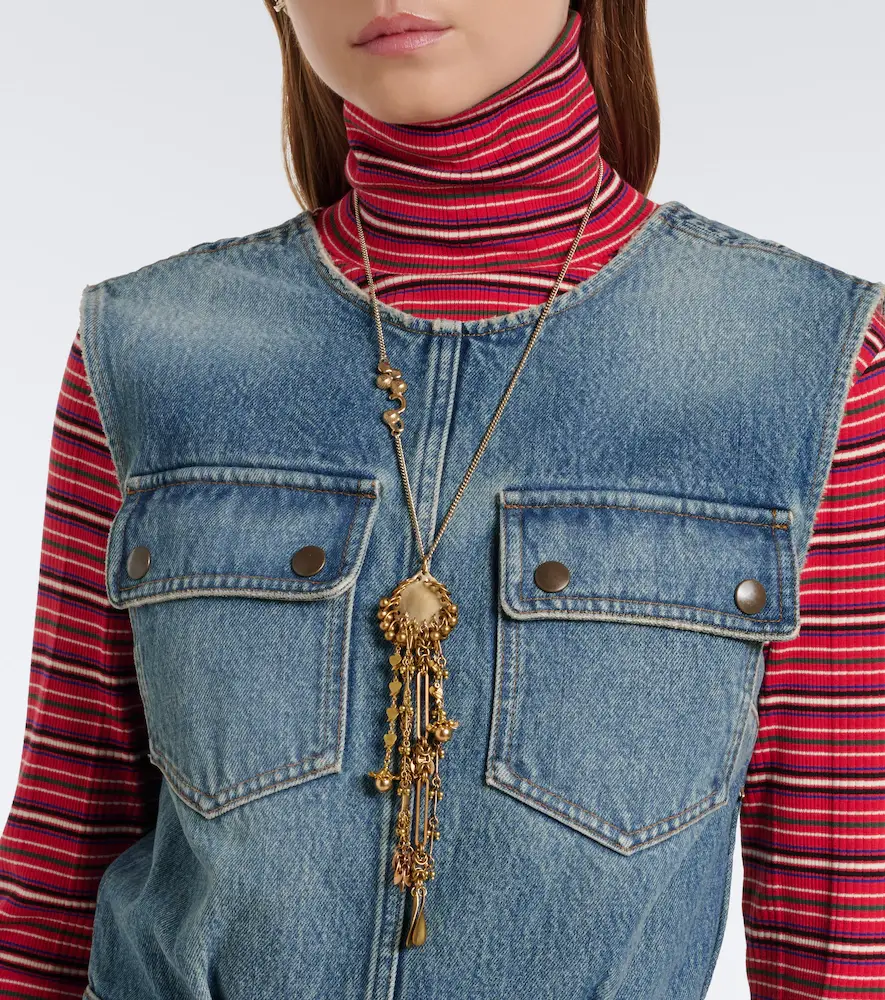 Dries Van Noten Denim faded maxi dress | Thumbnail 3