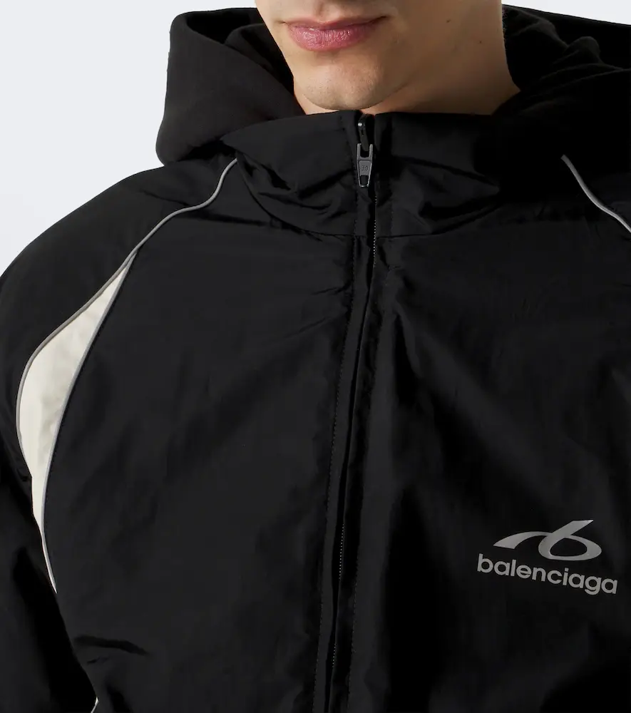Balenciaga Logo cotton hoodie | Thumbnail 4 Balenciaga Logo cotton hoodie | Thumbnail 4