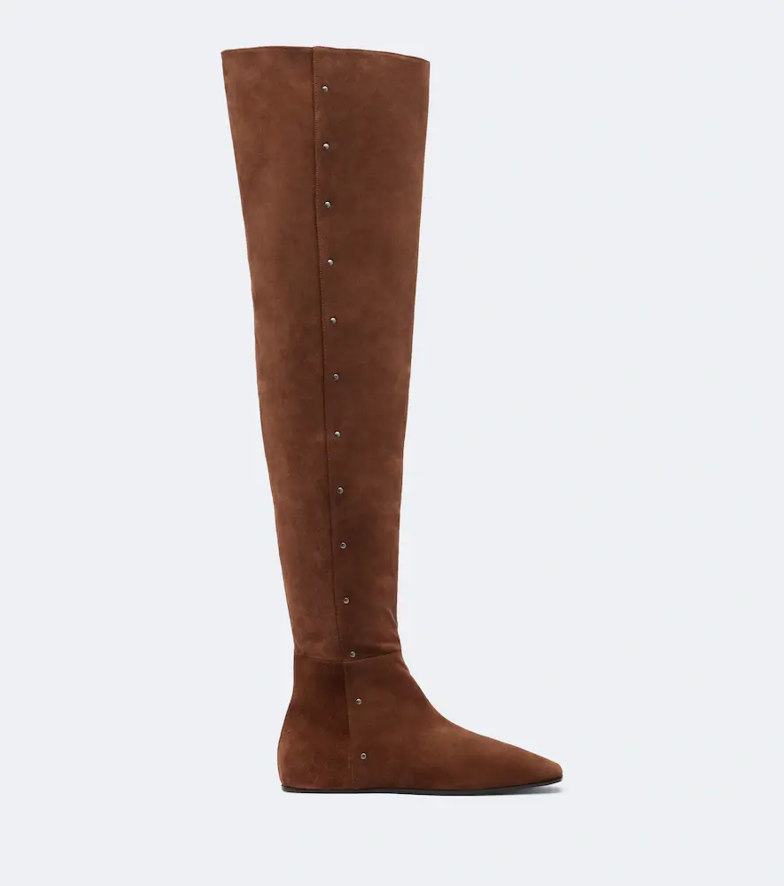 Max Mara Studded suede over-the-knee boots | Thumbnail 2 Max Mara Studded suede over-the-knee boots | Thumbnail 2