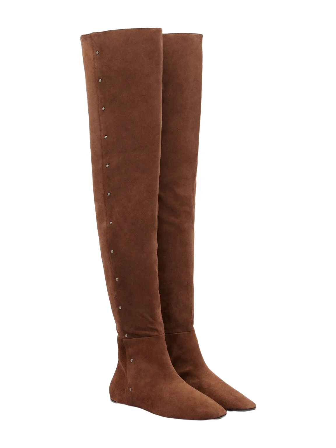 Max Mara Studded suede over-the-knee boots