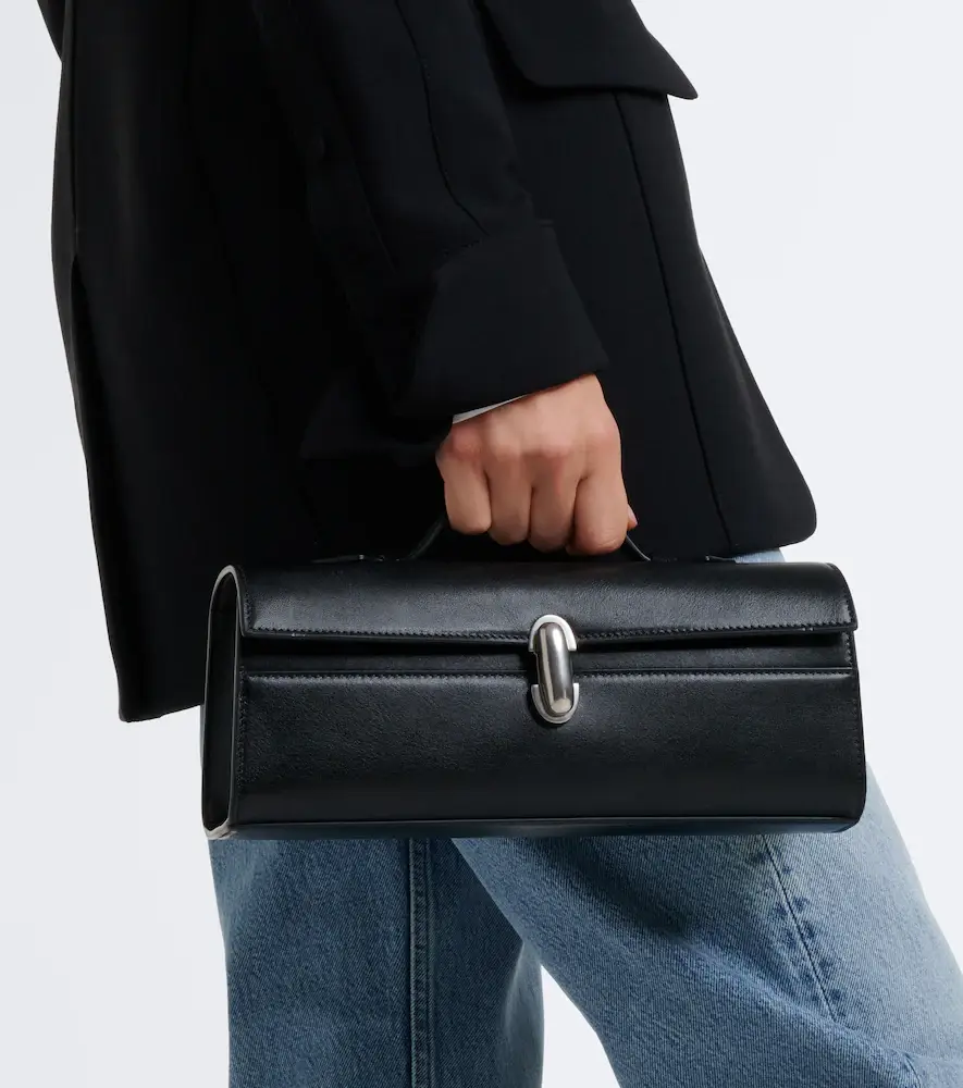 Savette Symmetry Slim Small leather top handle bag | Thumbnail 6