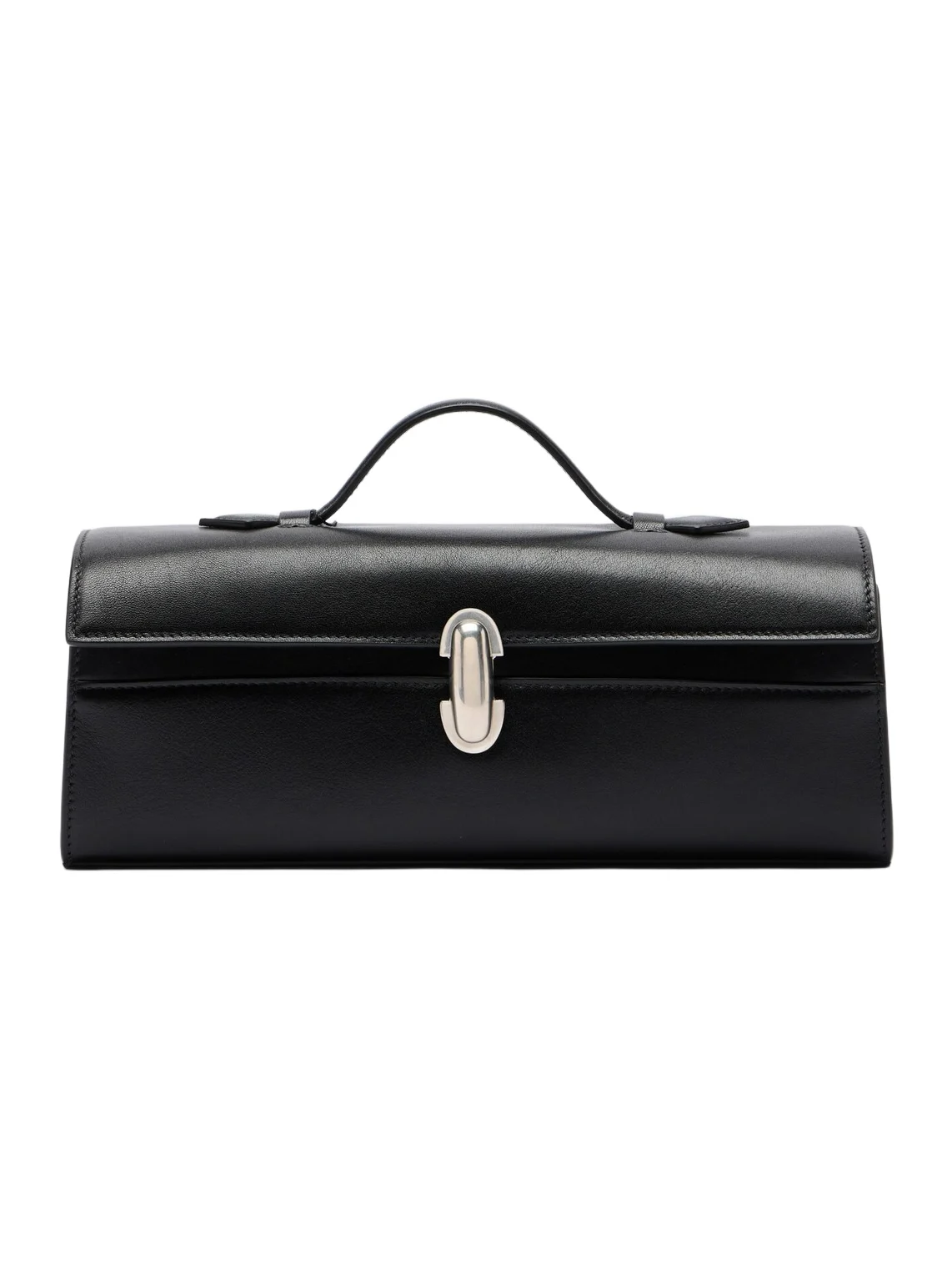 Symmetry Slim Small leather top handle bag