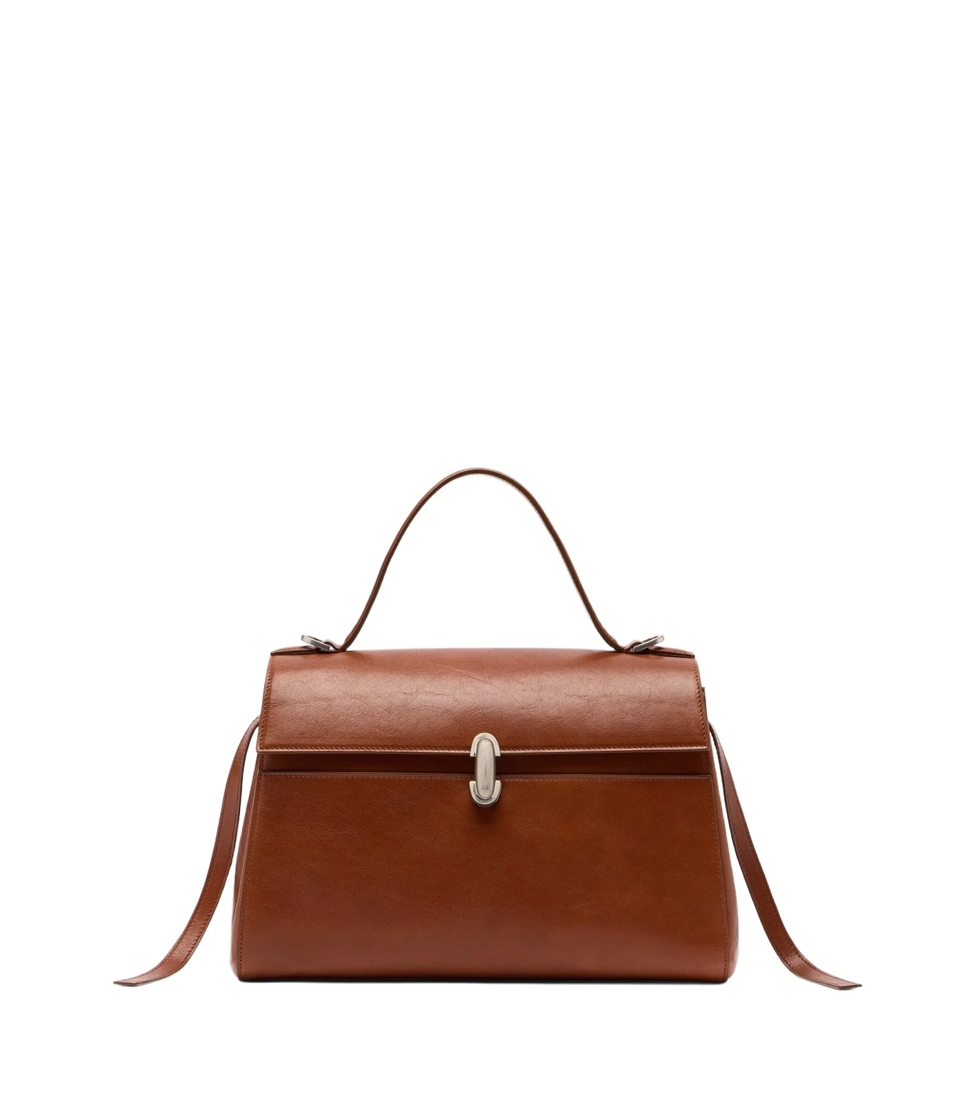 Symmetry Soft Medium leather top handle bag
