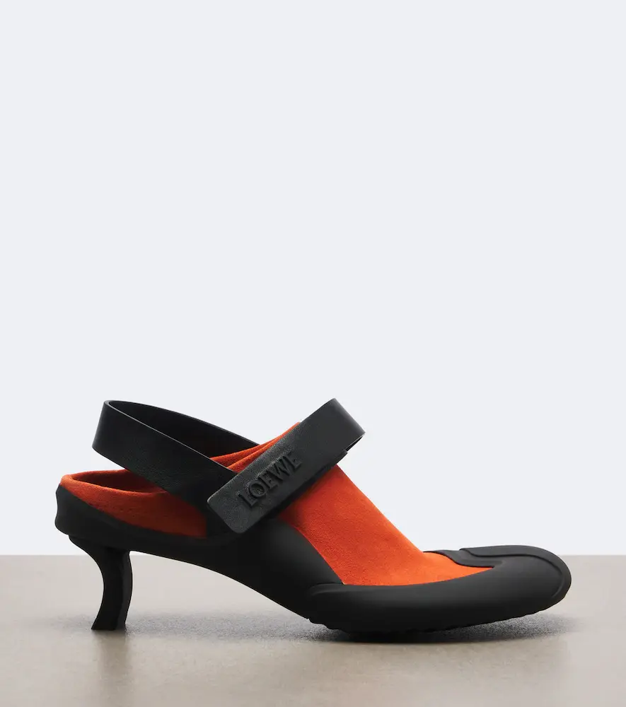 Loewe Dive Slingback suede pumps | Thumbnail 2