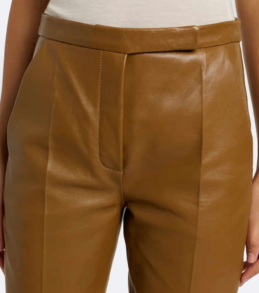 Dorothee Schumacher Leather flared pants | Thumbnail 5 Dorothee Schumacher Leather flared pants | Thumbnail 5