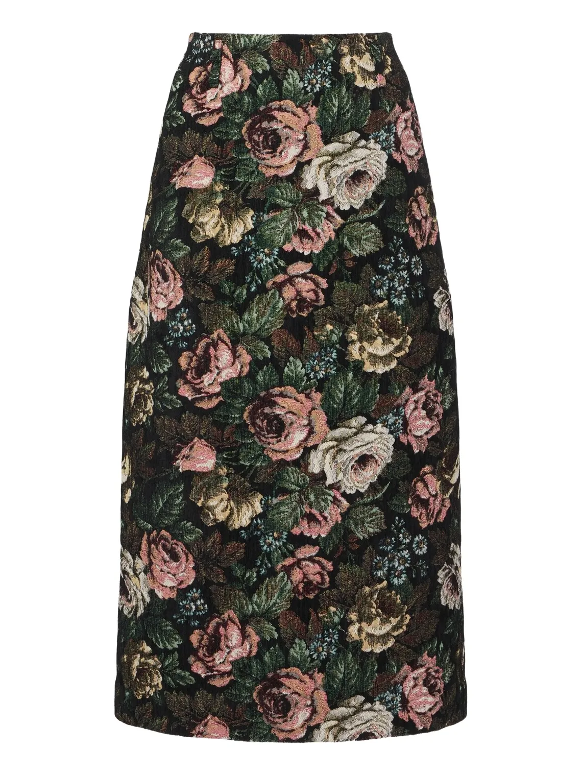 Floral jacquard midi skirt Floral jacquard midi skirt