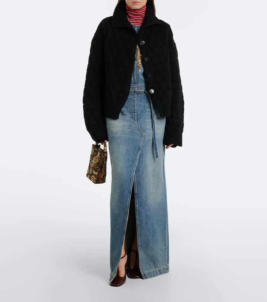 Dries Van Noten Wool and cashmere cardigan | Thumbnail 3 Dries Van Noten Wool and cashmere cardigan | Thumbnail 3