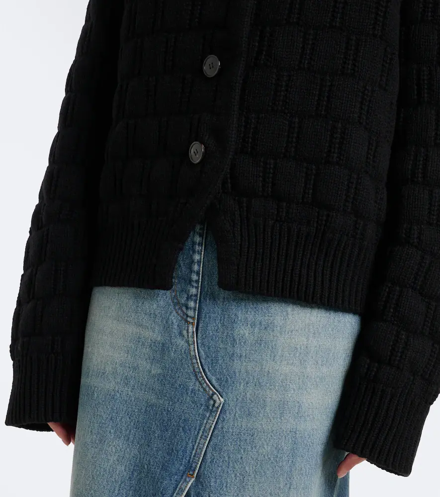 Dries Van Noten Wool and cashmere cardigan | Thumbnail 4 Dries Van Noten Wool and cashmere cardigan | Thumbnail 4