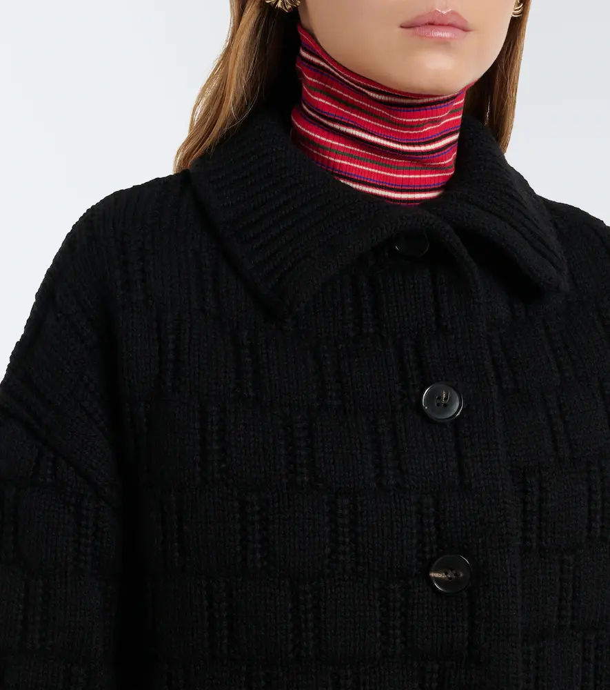 Dries Van Noten Wool and cashmere cardigan | Thumbnail 5 Dries Van Noten Wool and cashmere cardigan | Thumbnail 5