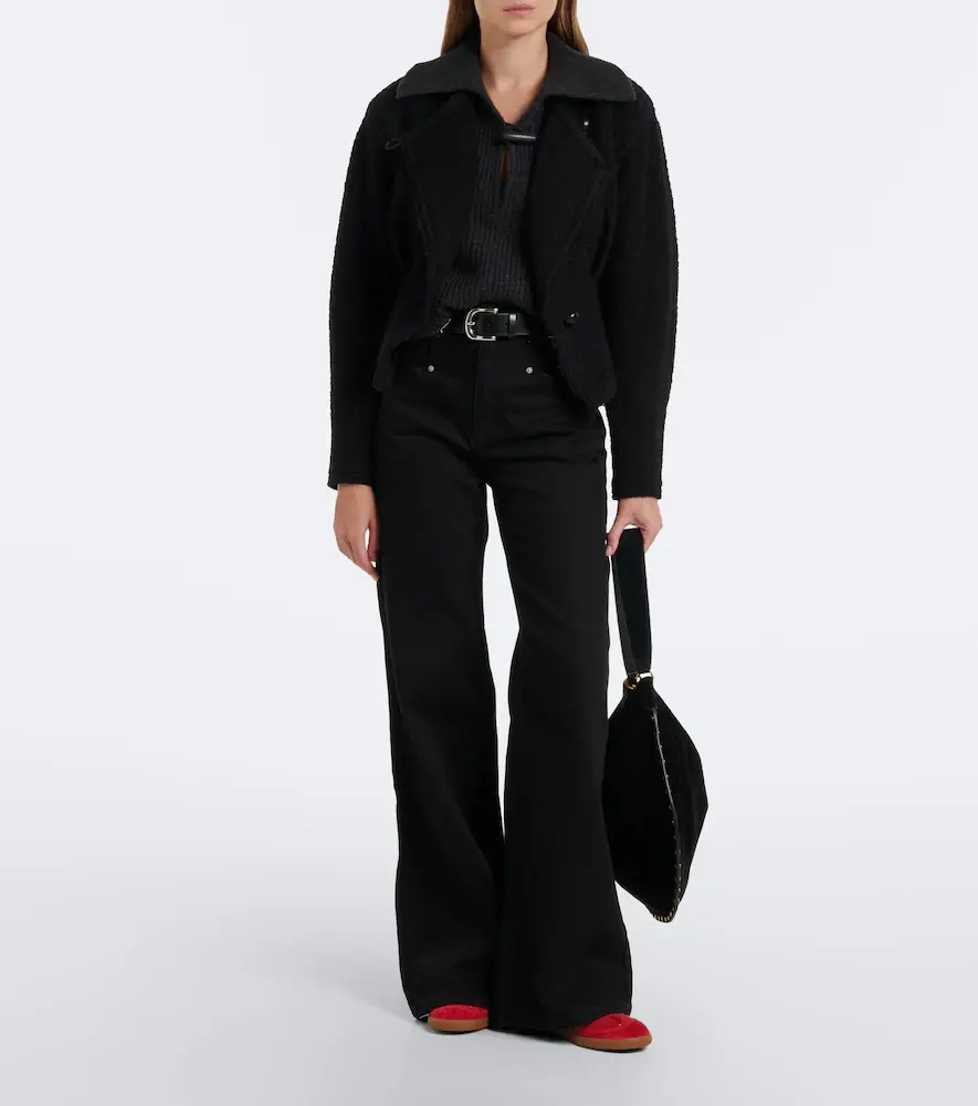 Isabel Marant Beth suede-trimmed leather sneakers | Thumbnail 6 Isabel Marant Beth suede-trimmed leather sneakers | Thumbnail 6