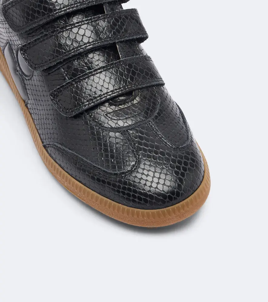 Isabel Marant Beth snake-effect leather sneakers | Thumbnail 3 Isabel Marant Beth snake-effect leather sneakers | Thumbnail 3