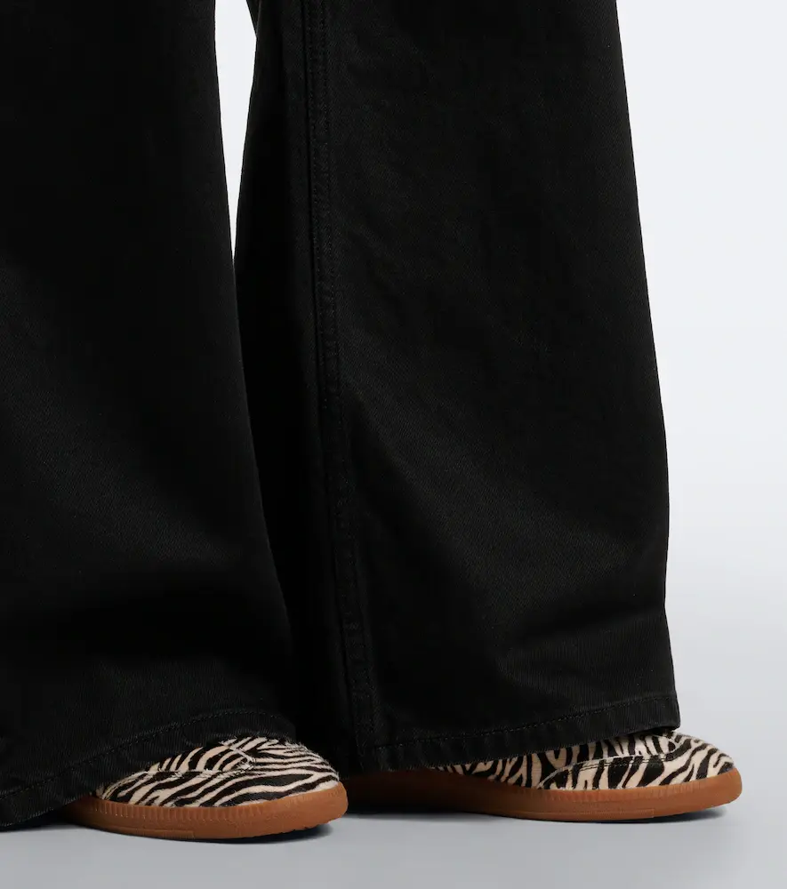 Isabel Marant Beth zebra-print calf hair sneakers | Thumbnail 5
