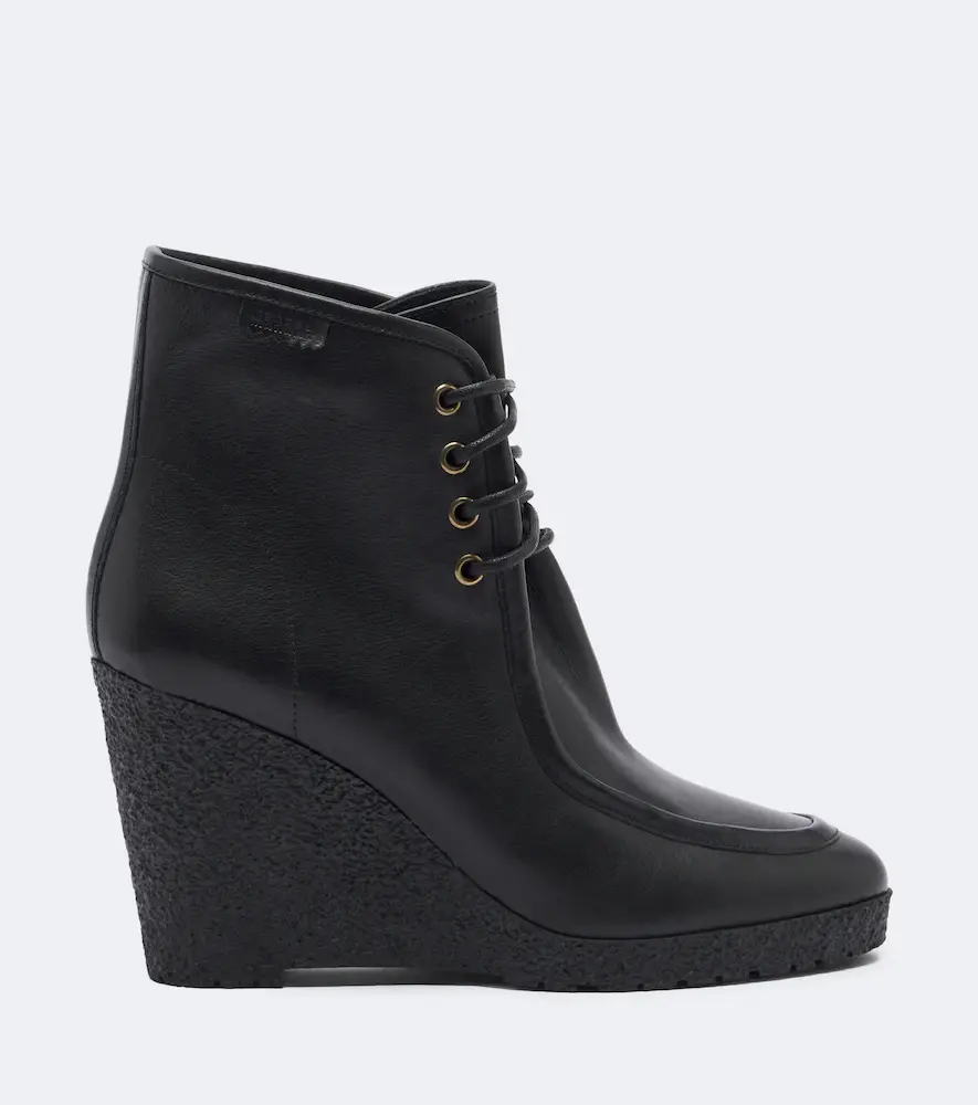Isabel Marant Cylia leather wedge ankle boots | Thumbnail 2 Isabel Marant Cylia leather wedge ankle boots | Thumbnail 2