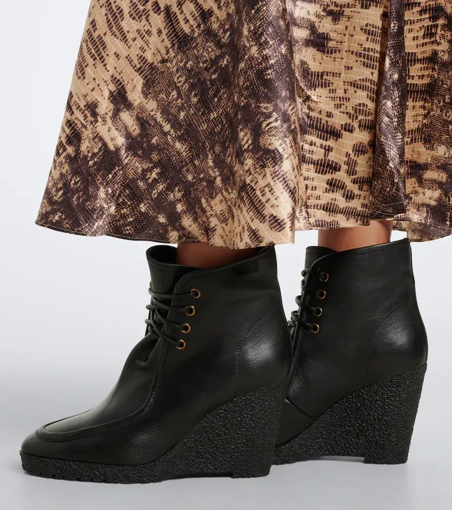 Isabel Marant Cylia leather wedge ankle boots | Thumbnail 6 Isabel Marant Cylia leather wedge ankle boots | Thumbnail 6